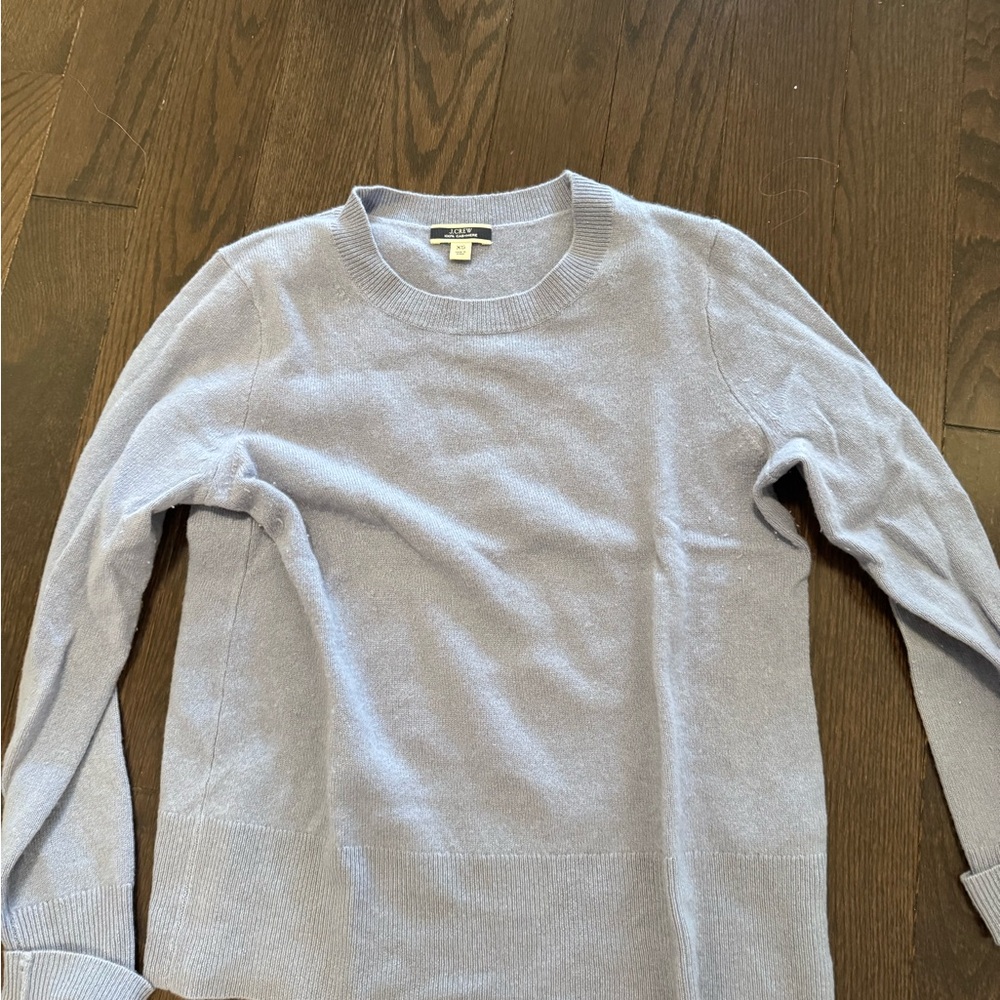 J. Crew Light blue  Cashmere Sweater